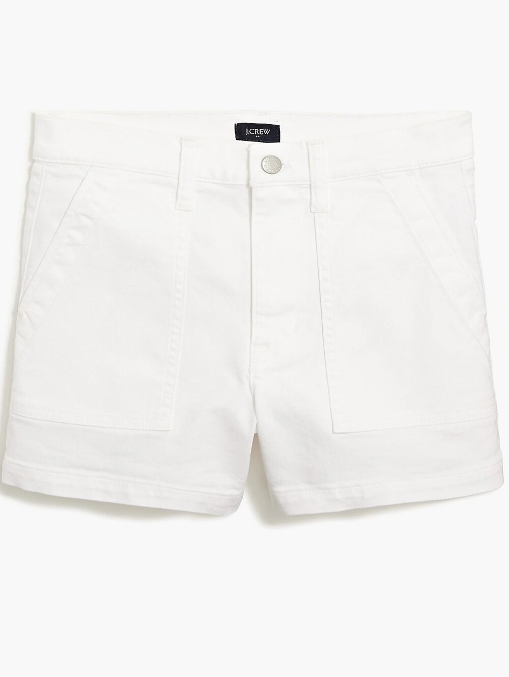 J. Crew Factory White Women's Denim Utility Shorts